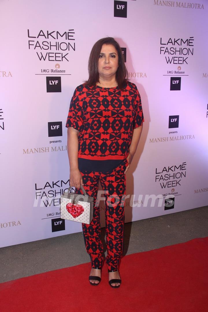 Farah Khan at Lakme Fashion Show 2016