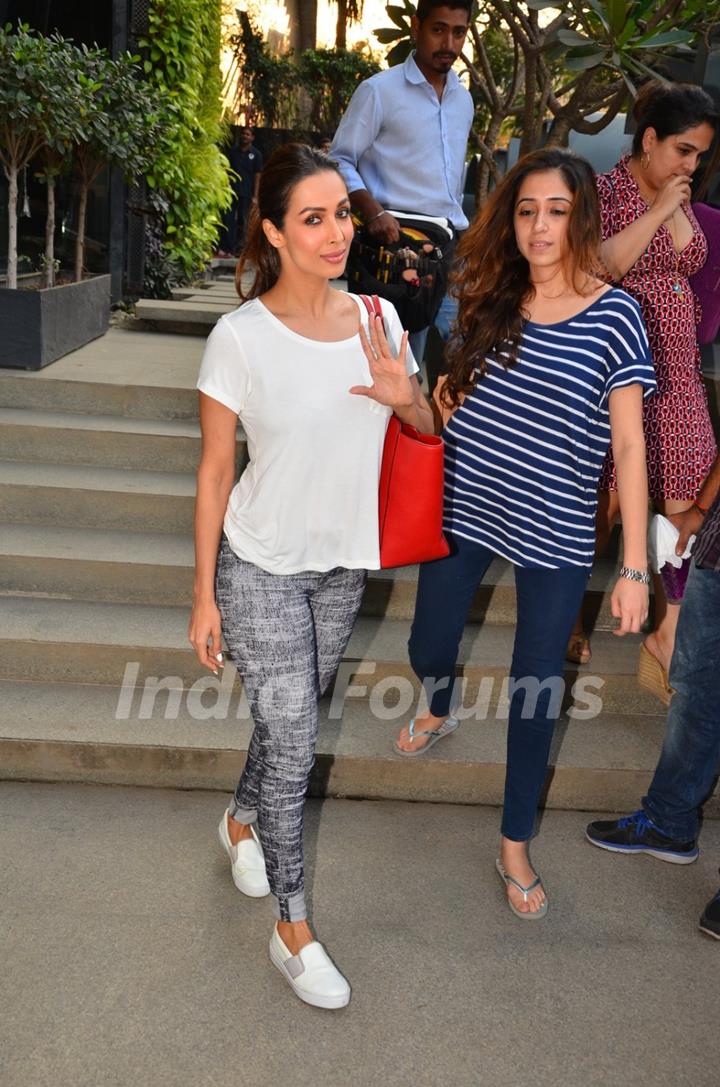 Malaika Arora Khan Snapped Post Photo Shoot at Sussanne's store