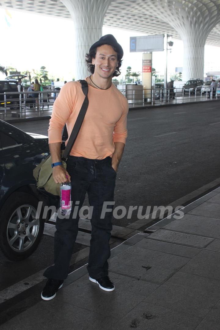 Airport Spotting: Tiger Shroff