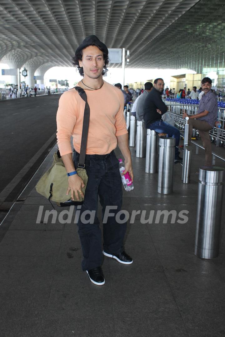 Airport Spotting: Tiger Shroff