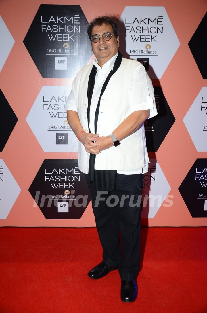 Subhash Ghai at Lakme Fashion Show 2016