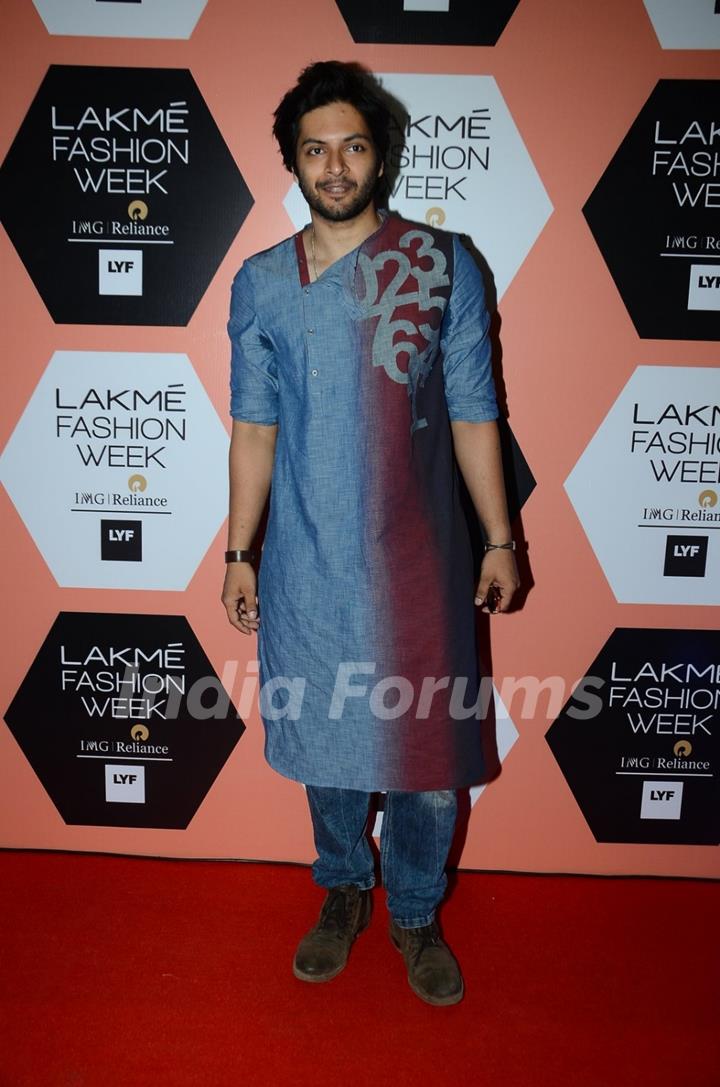 Ali Fazal at Lakme Fashion Show 2016