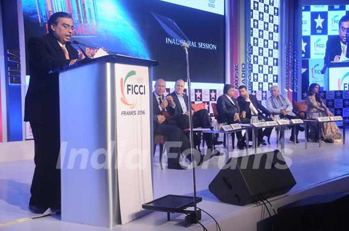 Mukesh Ambani at FICCI Frames Event