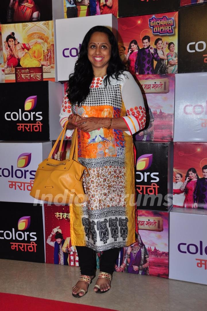 Vaishali Samant at Colors Marathi Awards