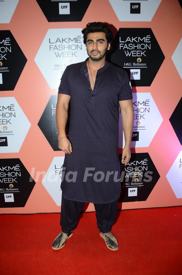 Arjun Kapoor at Lakme Fashion Show 2016 - Day 4