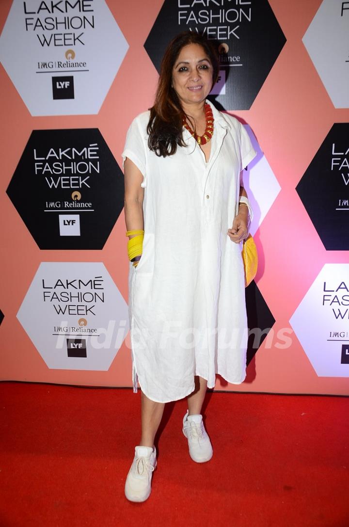 Neena Gupta at Lakme Fashion Show 2016 - Day 4