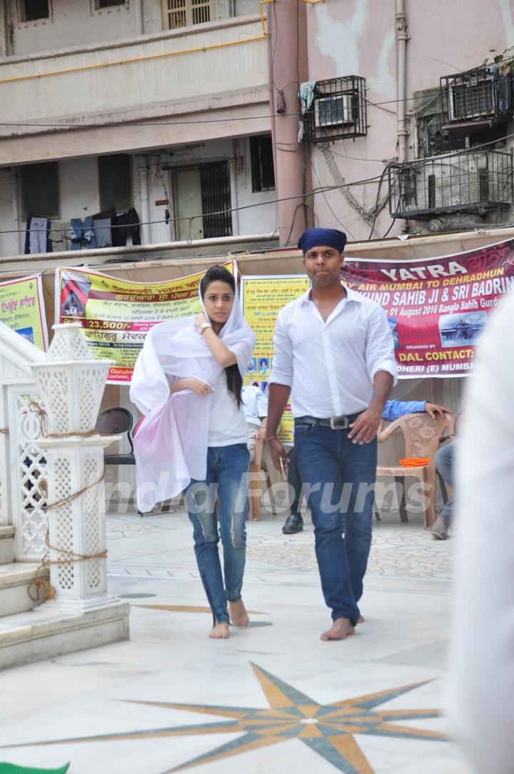 Dimple Jhangiani at Prayer Meet of 'Pratyusha Banerjee'