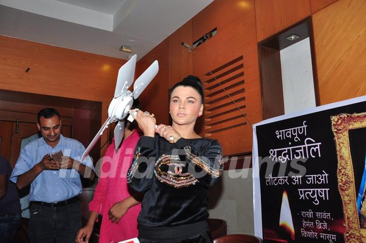 Press Meet of Rakhi Sawant for Pratyusha Banerjee Case