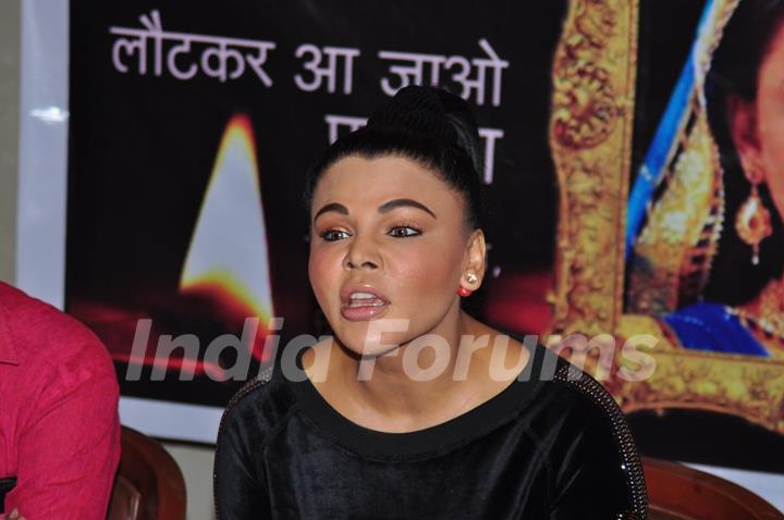 Press Meet of Rakhi Sawant for Pratyusha Banerjee Case