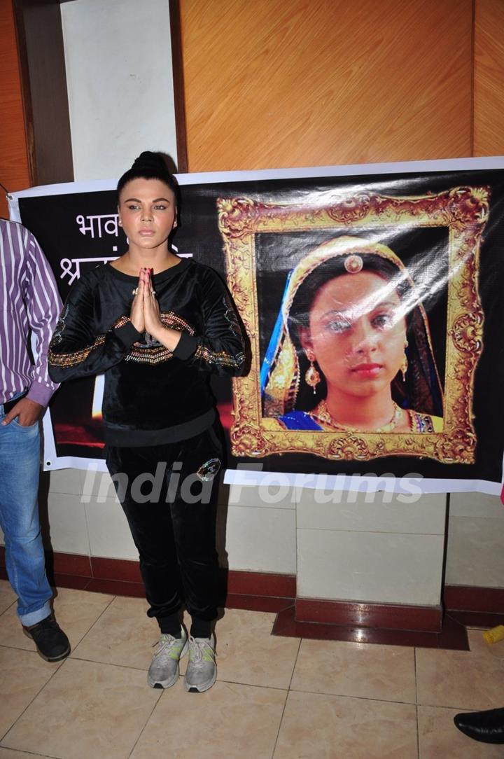 Press Meet of Rakhi Sawant for Pratyusha Banerjee Case