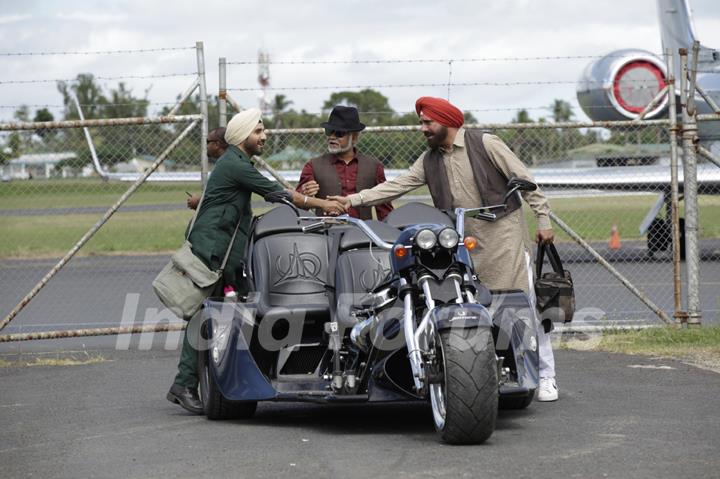 Customized Bike for Vir Das and Boman Irani in Santa Banta Pvt. Ltd.