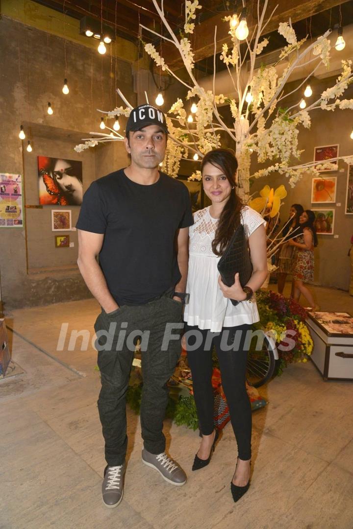 Bobby Deol at Gateway School Art Show