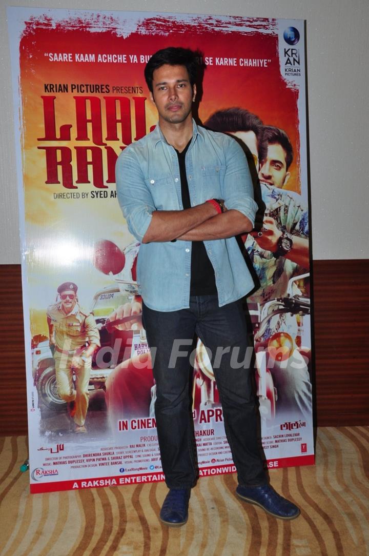 Rajneesh Duggall at Launch of the film Lal Rang