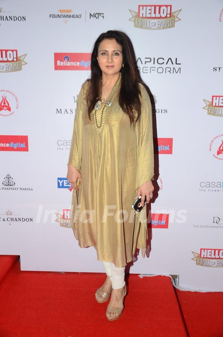 Poonam Dhillon at 'Hello! Hall of Fame' Awards