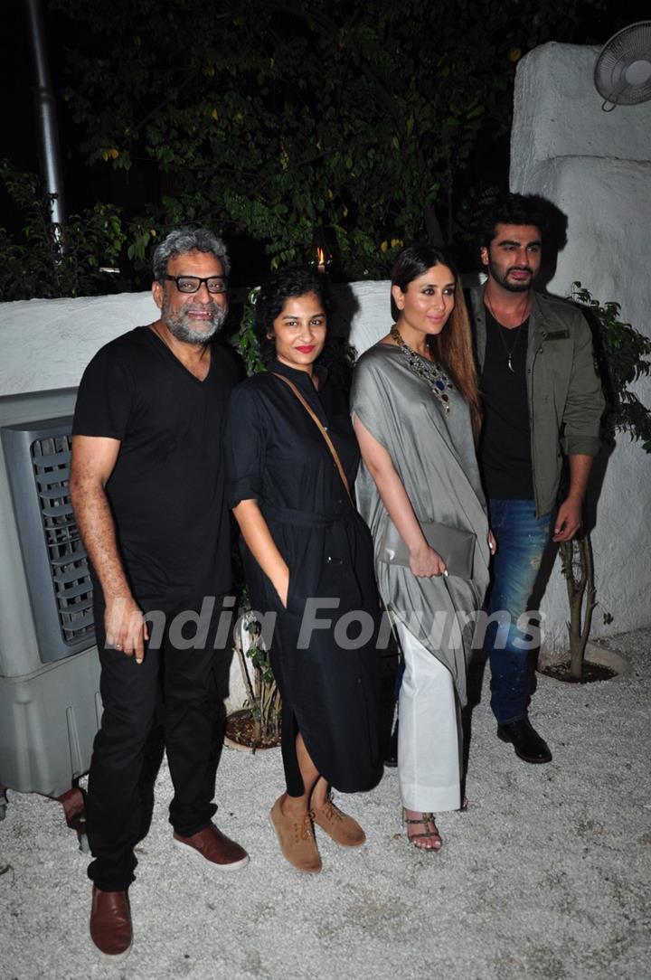 Gauri Shinde, Kareena Kapoor, R. Balki and Arjun Kapoor at Success Bash of 'Ki and Ka'