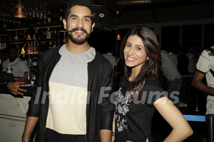 Kishwer Merchant and Suyyash Rai at BCL Party!