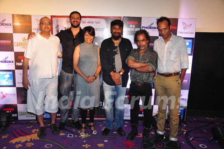 Pallavi Joshi and Arunoday Singh at Promotions of 'Buddha in a Traffic Jam'