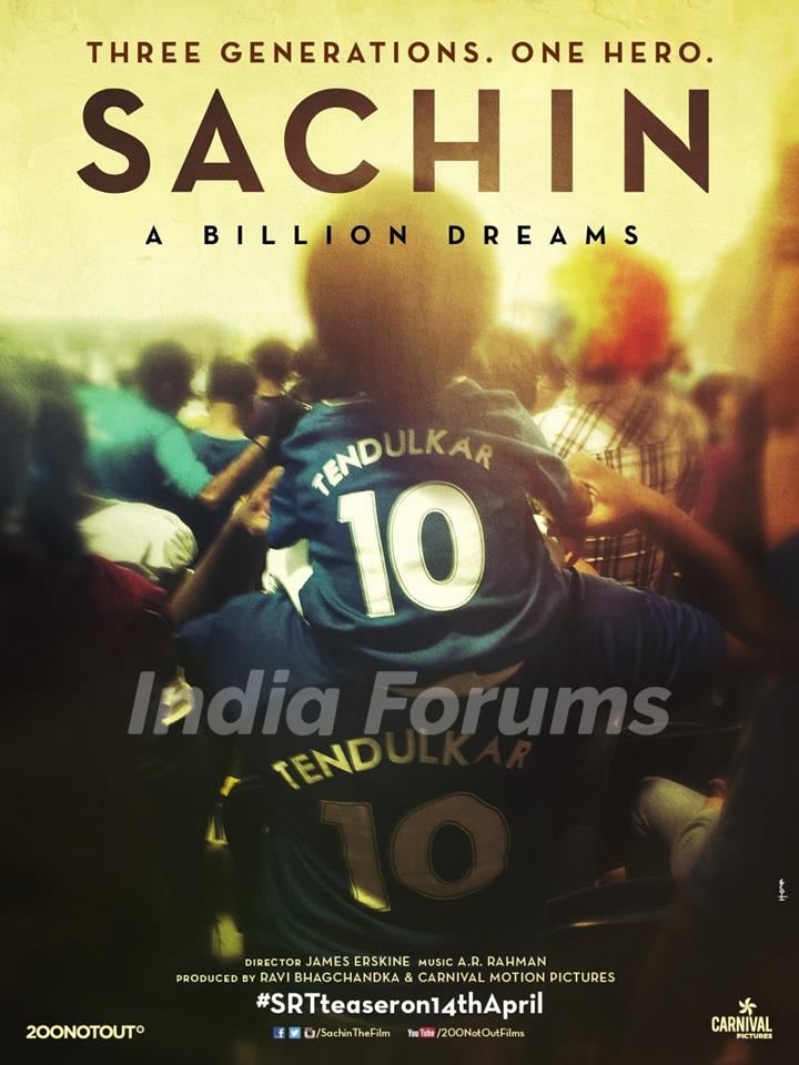 2nd Poster of Sachin: A Billion Dreams