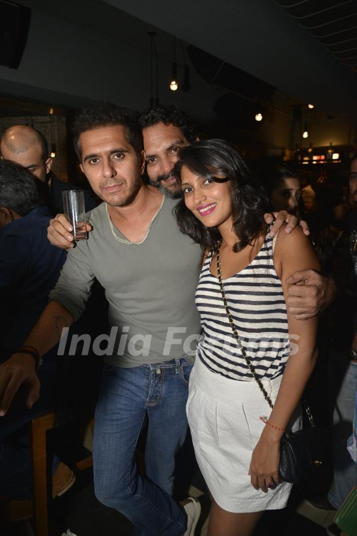 Ritesh Sidhwani with wife Dolly Sidhwani at Radio Bar!