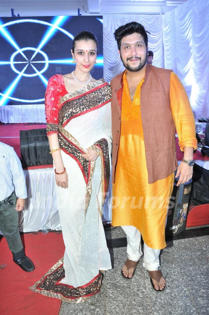 Bappa Lahiri with Wife at Website and Calendar Launch of NGO 'Creative Connection'