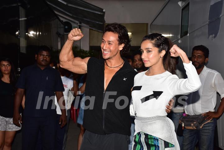 Tiger Shroff and Shraddha Kapoor at Promotional Event Baaghi