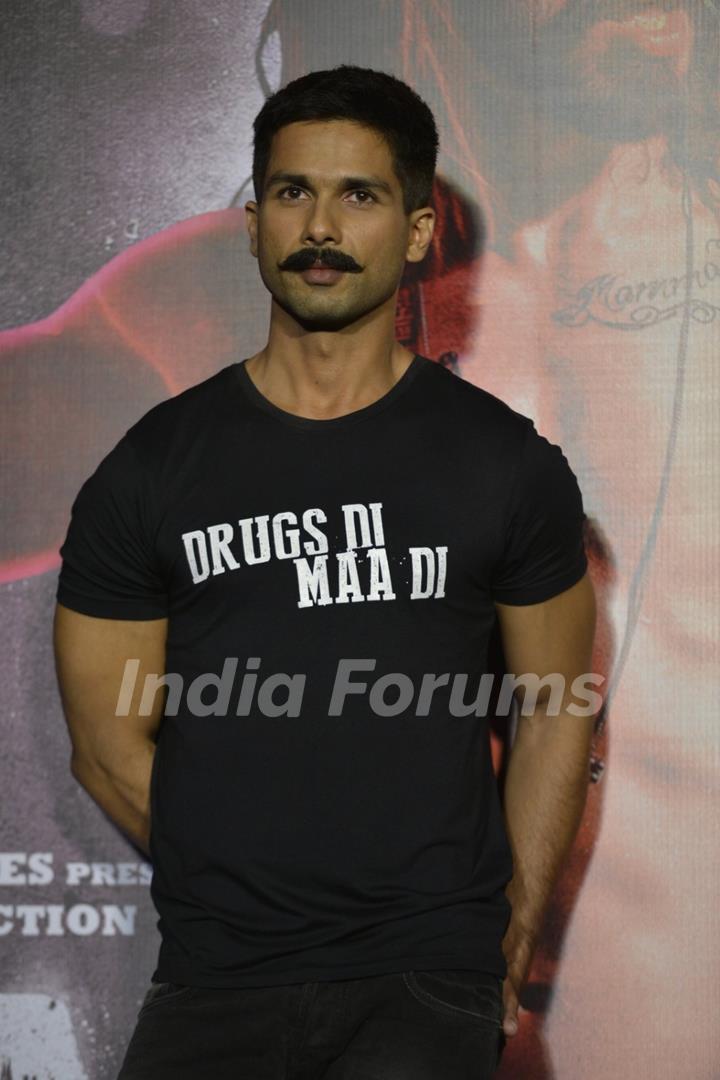 Shahid Kapoor at Trailer Launch of Udta Punjab