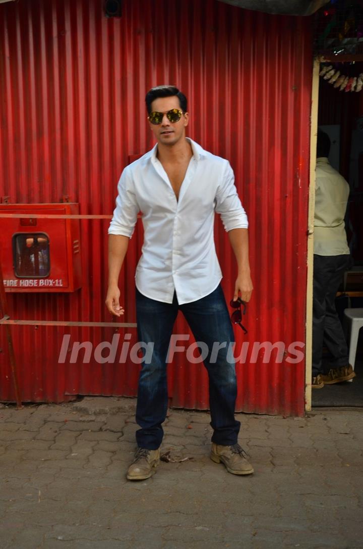 Varun Dhawan at Wrap Shoot of Dhishoom