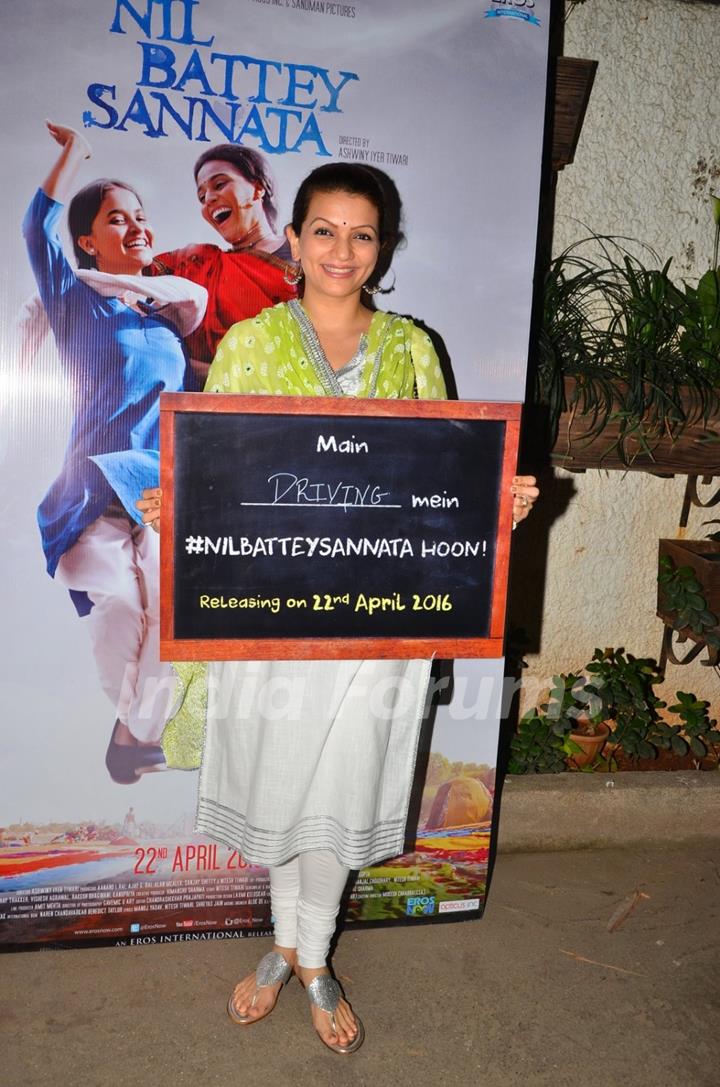 Prachi Shah at Special Screening of 'Nil Battey Sannata'