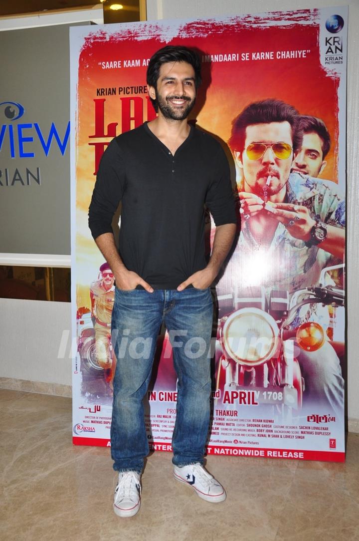 Kartik Aaryan at Screening of film 'Laal Rang'