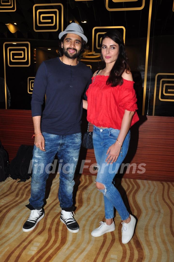 Jackky Bhagnani and Mandana Karimi at Screening of film 'Laal Rang'