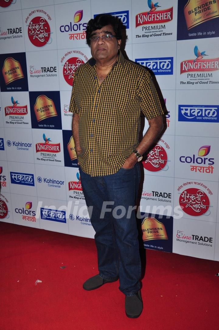 Ashok Saraf at Color's Marathi Awards