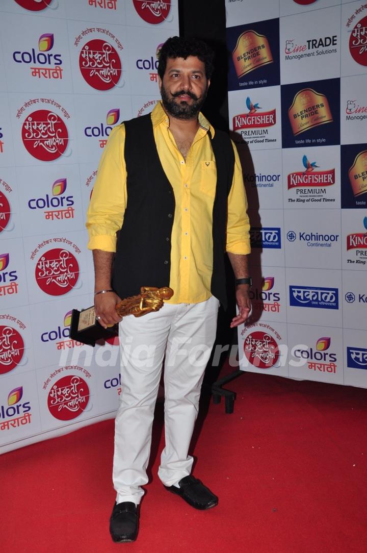 Avdhoot Gupte at Color's Marathi Awards