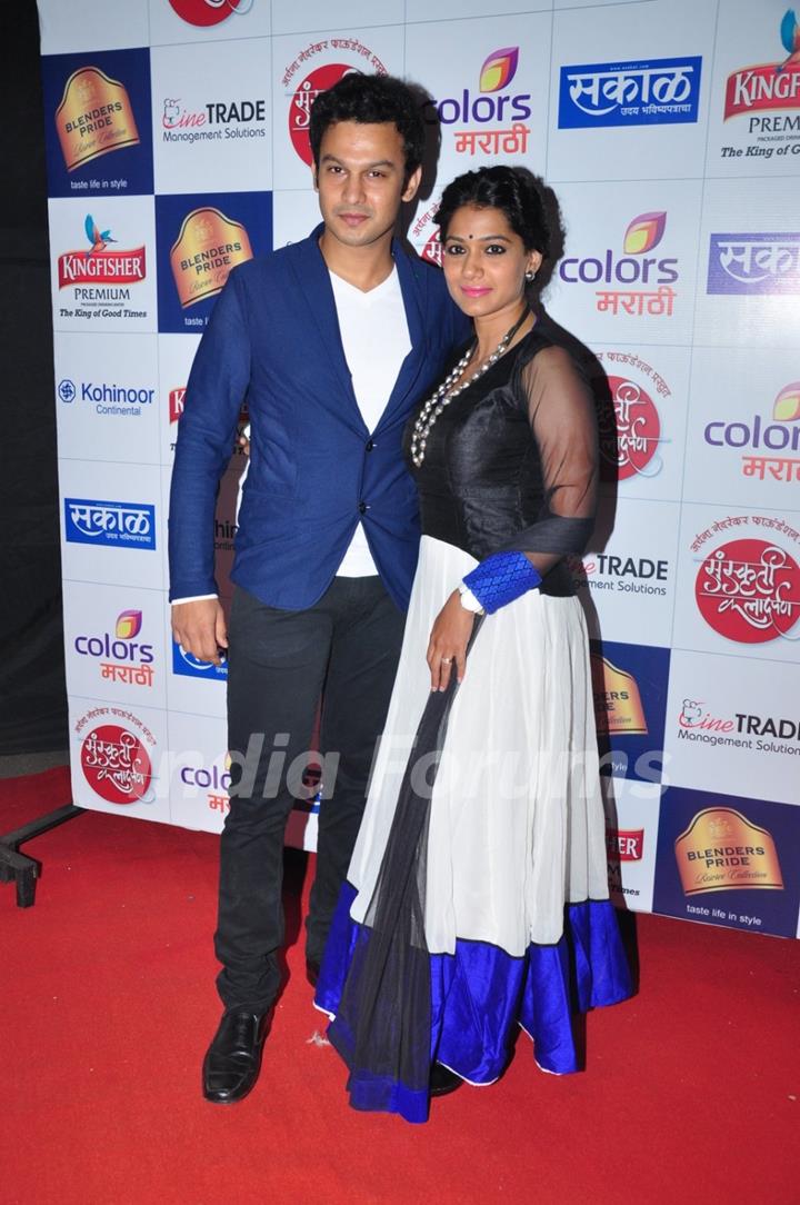 Adinath Kothare at Color's Marathi Awards