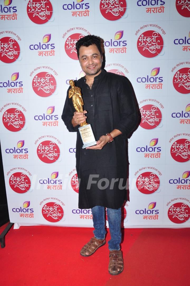 Subodh Bhave at Color's Marathi Awards