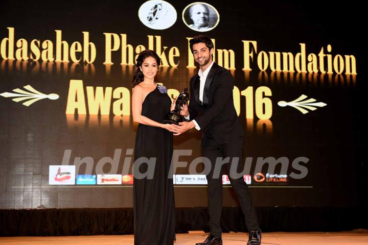 Nushrat Bharuch recieves Dada Saheb Phalke Award