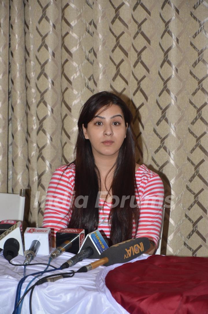 Actress Shilpa Shinde at Press Conference
