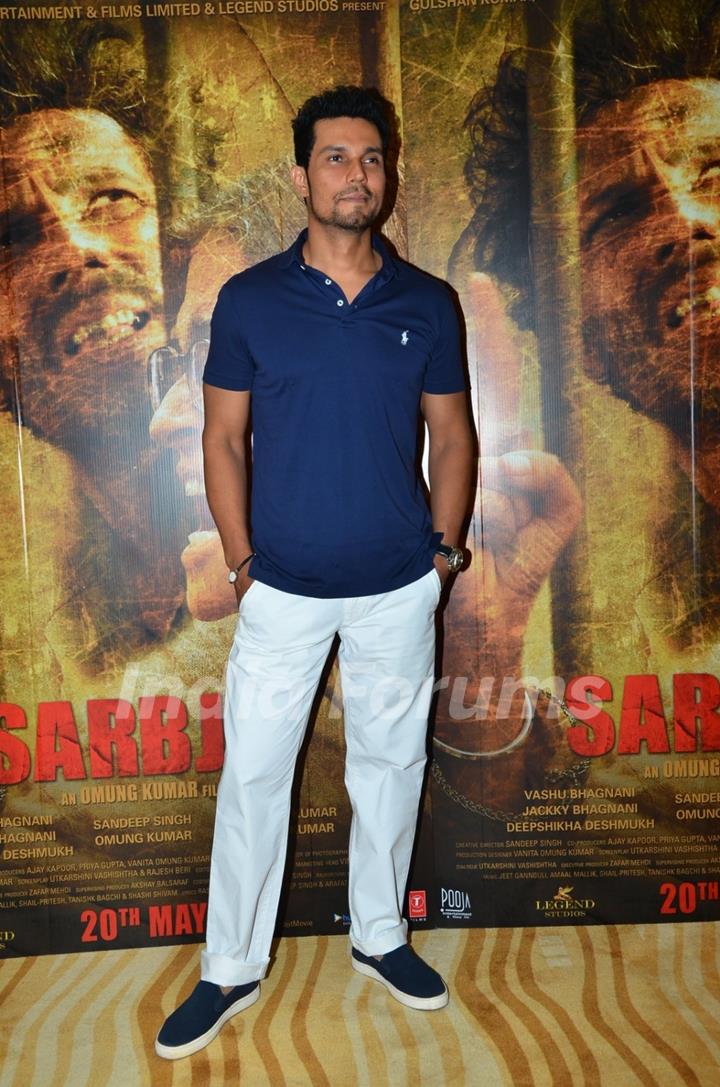 Randeep Hooda at Song Launch of 'Sarabjit'