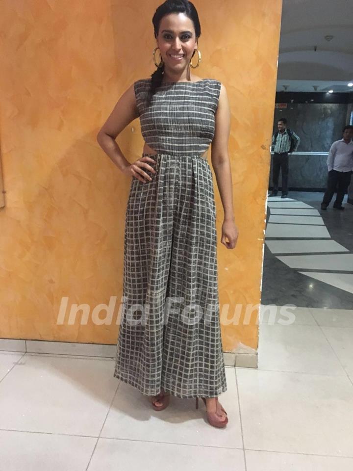 Swara Bhaskar at Promotions of Nil Battey Sannata