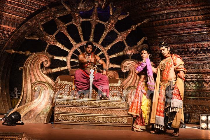 Dakssh Ajit Singh, Ankit Arora, Mohit Raina and Soumya Seth at Chakravartin Ashoka Samrat