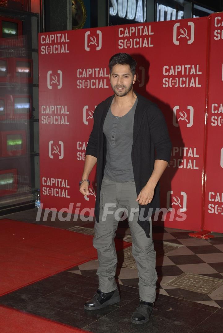 Varun Dhawan at Launch of Capital Social