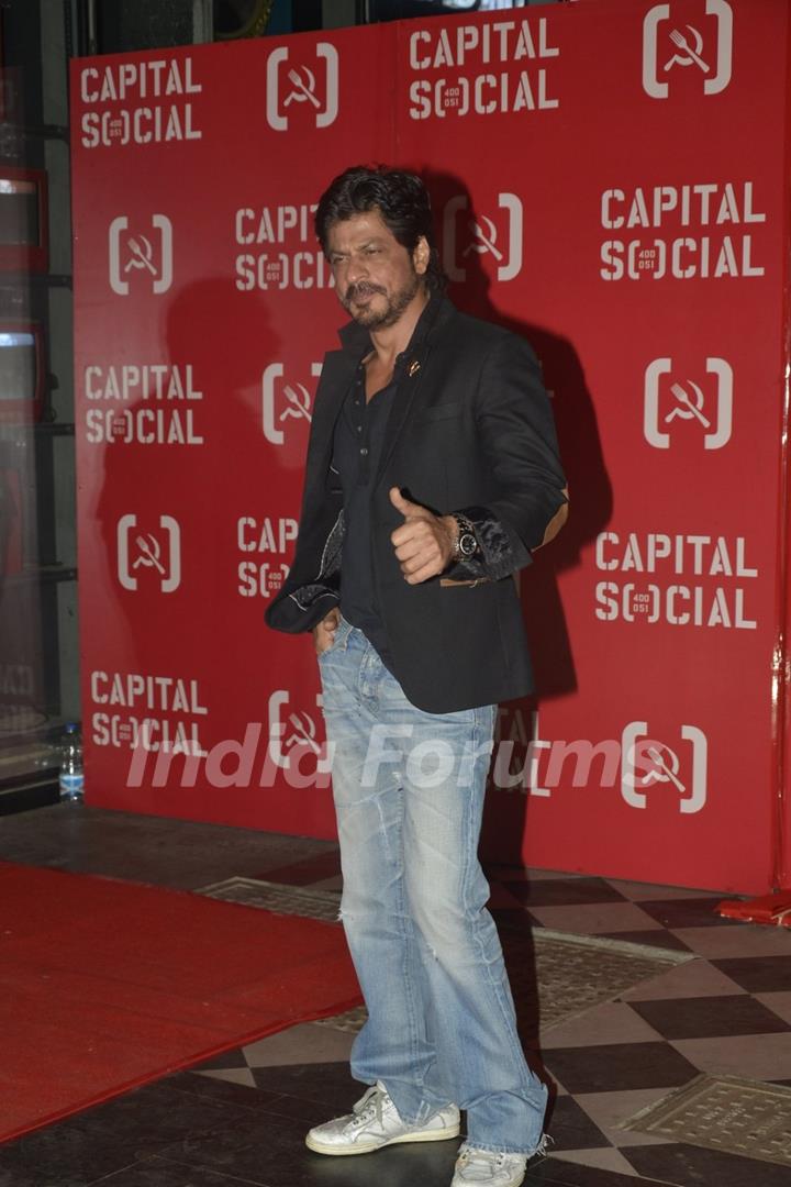 Shah Rukh Khan at Launch of Capital Social