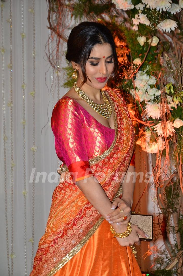 Sophie Choudry at Karan - Bipasha's Star Studded Wedding Reception