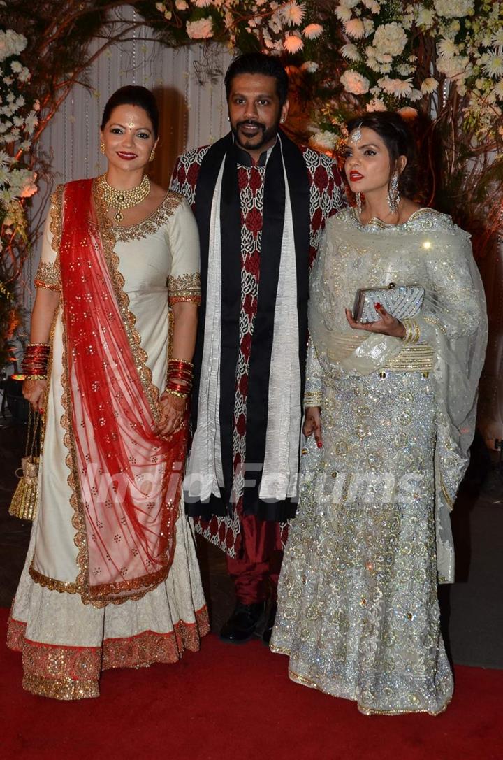 Deanne Pandey and Rockstar at Karan - Bipasha's Star Studded Wedding Reception