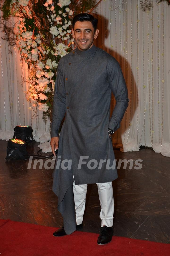 Amit Sadh at Karan - Bipasha's Star Studded Wedding Reception