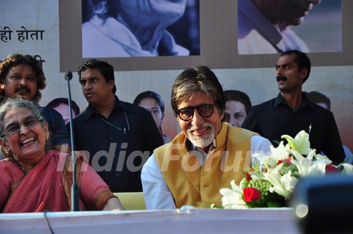 Amitabh Bachchan at Street's Renaming Ceremony in Bandra