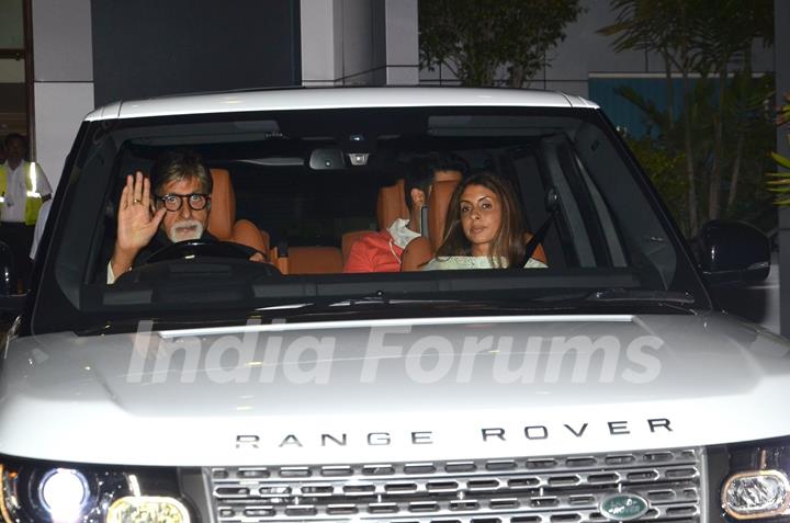 Bachchan Family returns from the 'National Award Ceremony'