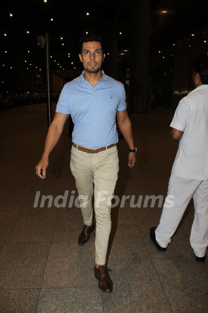 Randeep Hooda Snapped at Airport