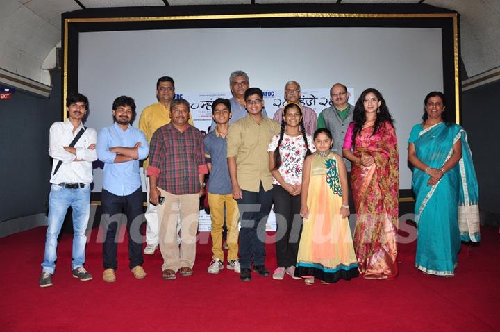 Mrinmayee Godbole at Trailer Launch of Marathi film '20 Manjhe 20'