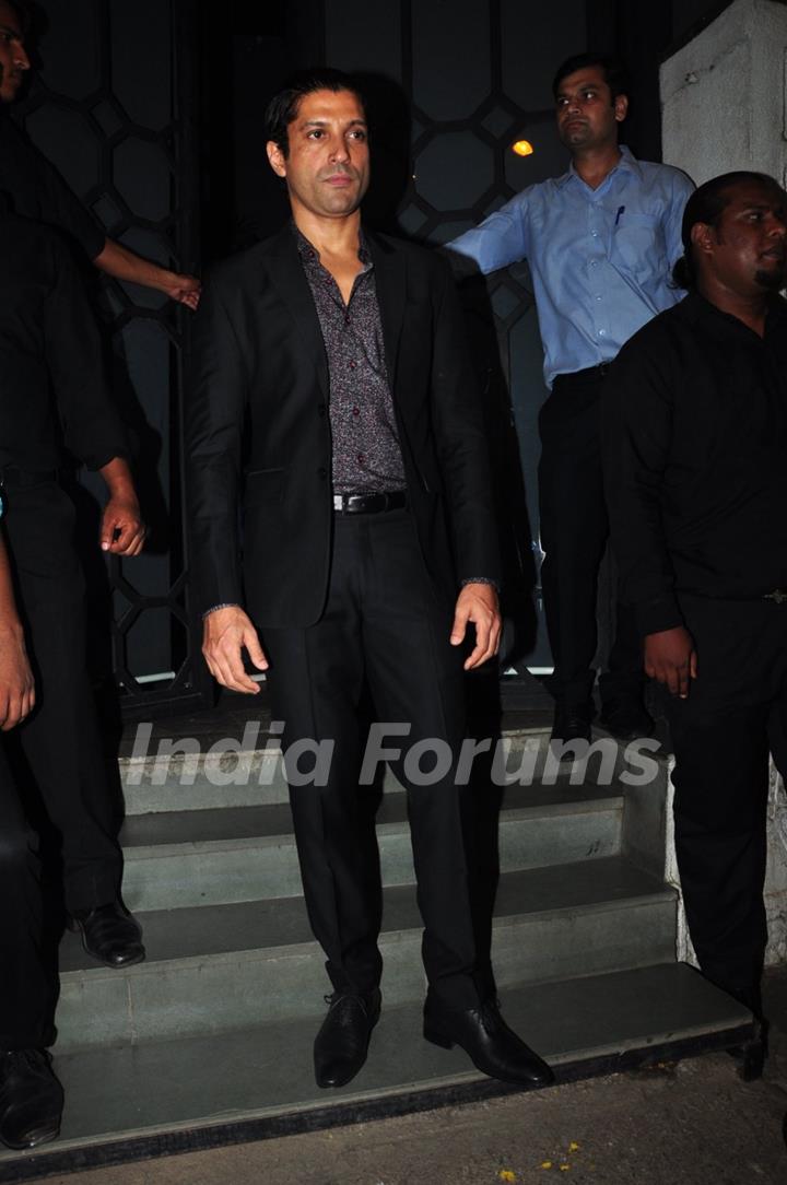 Farhan Akhtar at Success Bash of 'Baaghi'