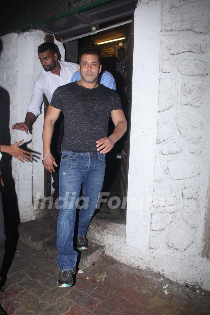 Salman Khan at Success Bash of 'Baaghi'